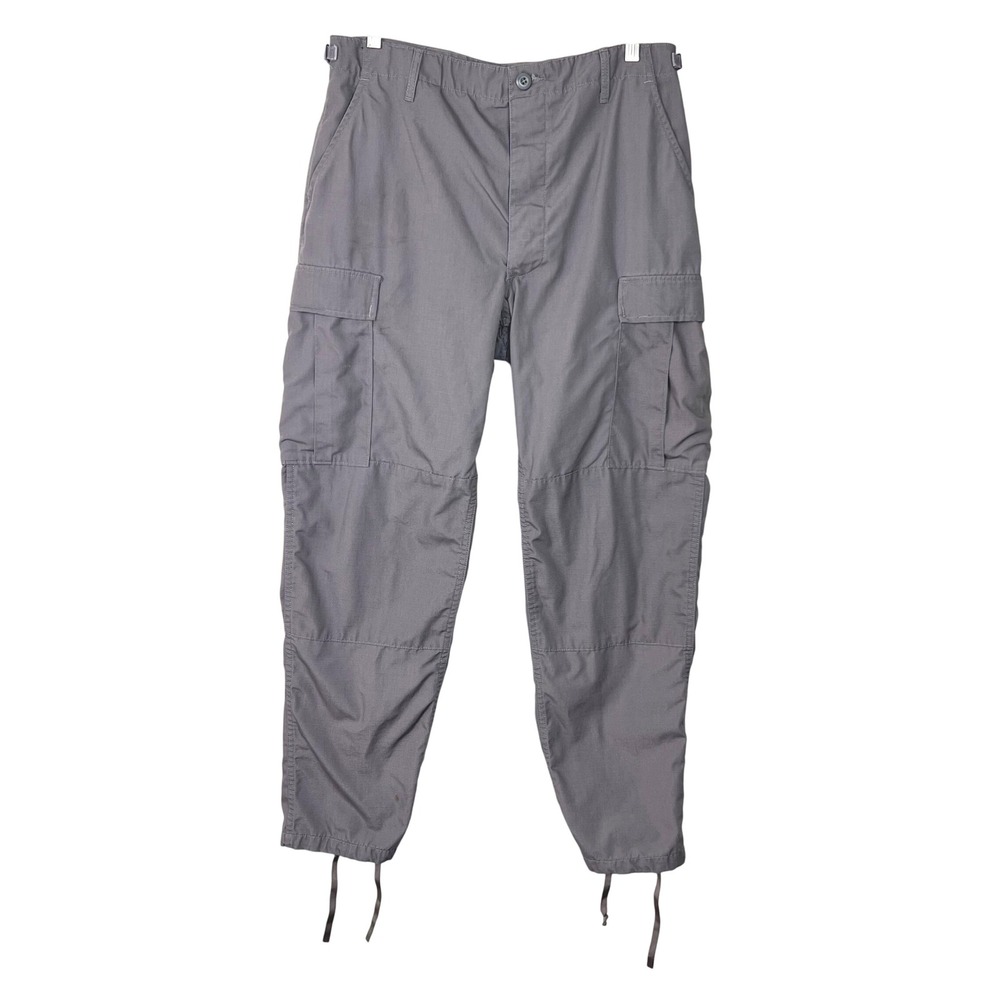 Propper Mens BDU Trouser Button Fly Battle Rip Ripstop Cargo Pants Grey M/R